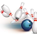 12966723 - bowling ball crashing into the pins